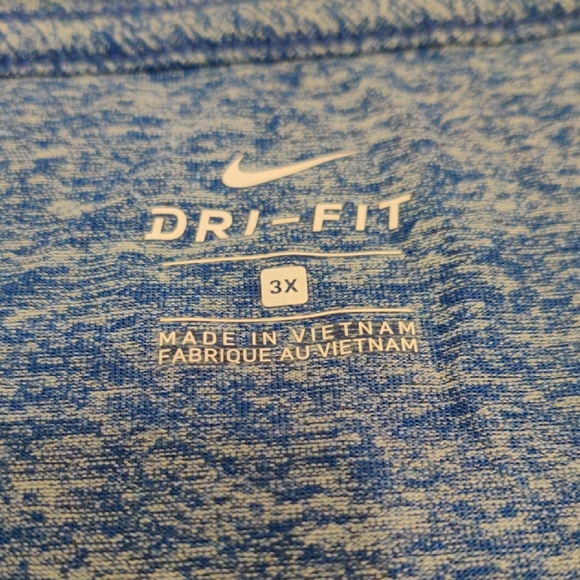 Nike Blue DRI-FIT  T-Shirt 3X - Picture 4 of 7